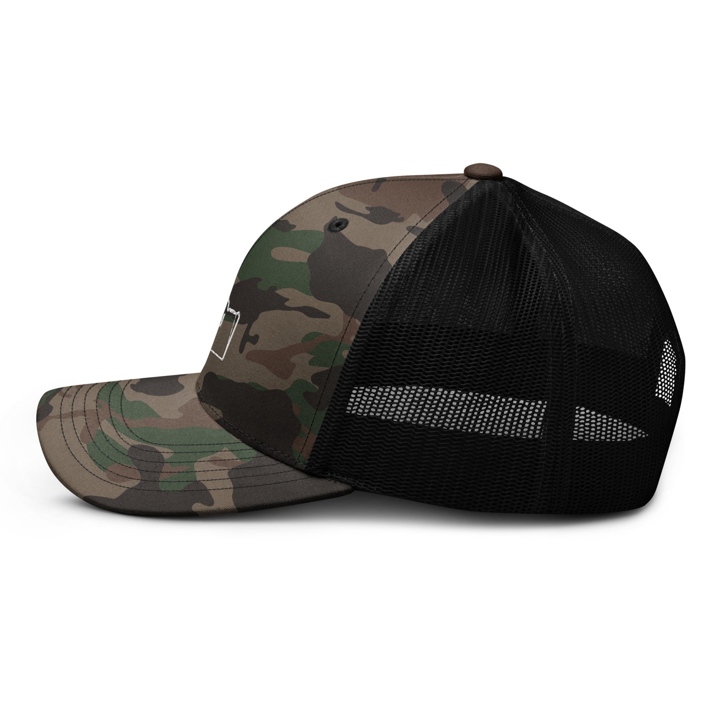 Premium Camouflage Idaho trucker hat