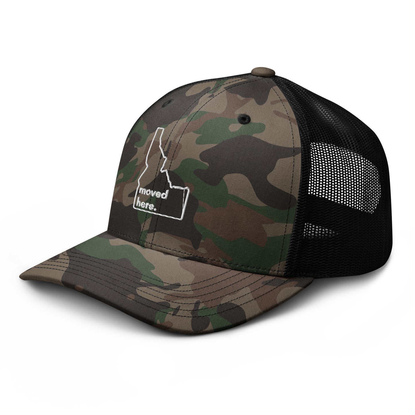 Premium Camouflage Idaho trucker hat