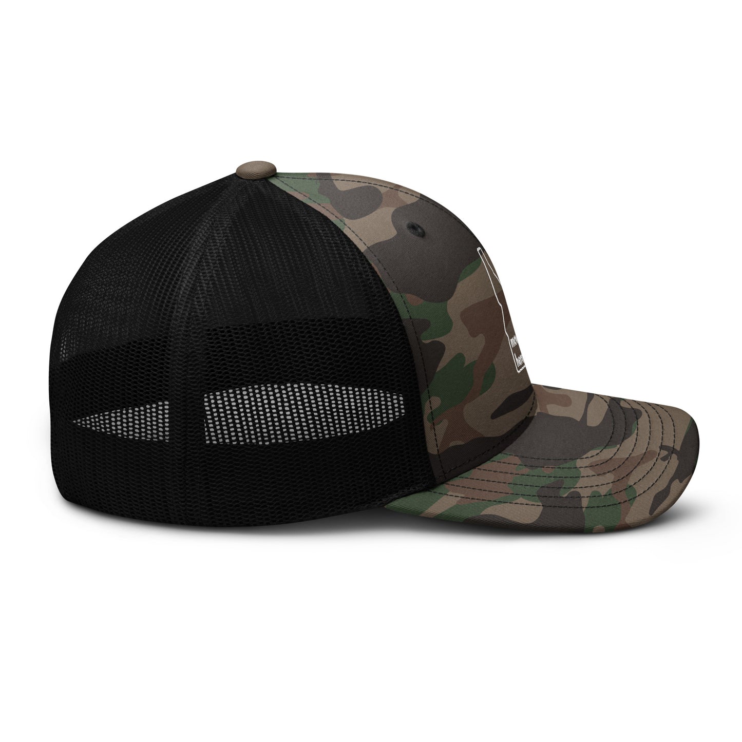 Premium Camouflage Idaho trucker hat