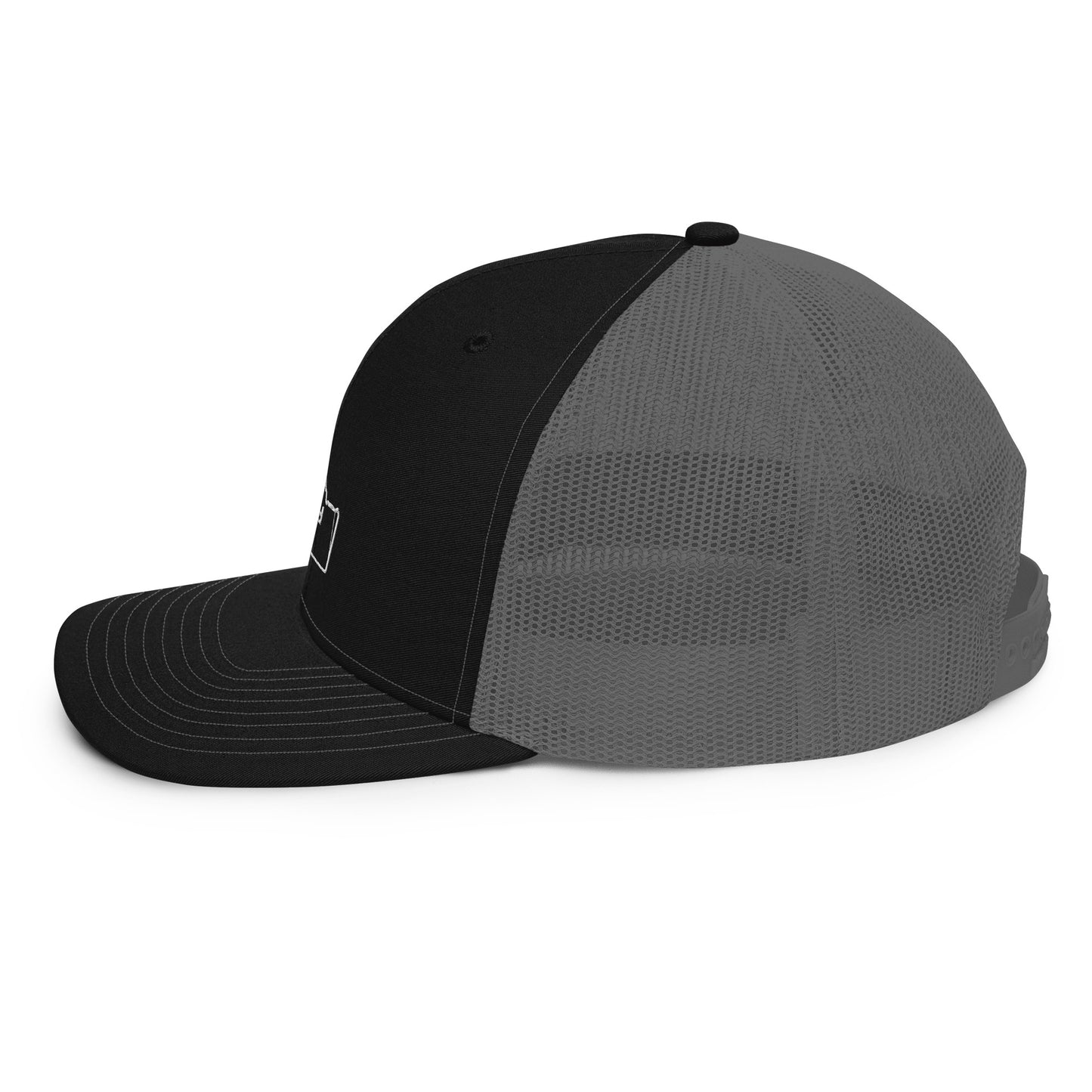 Black/Grey Idaho Panel Trucker Cap