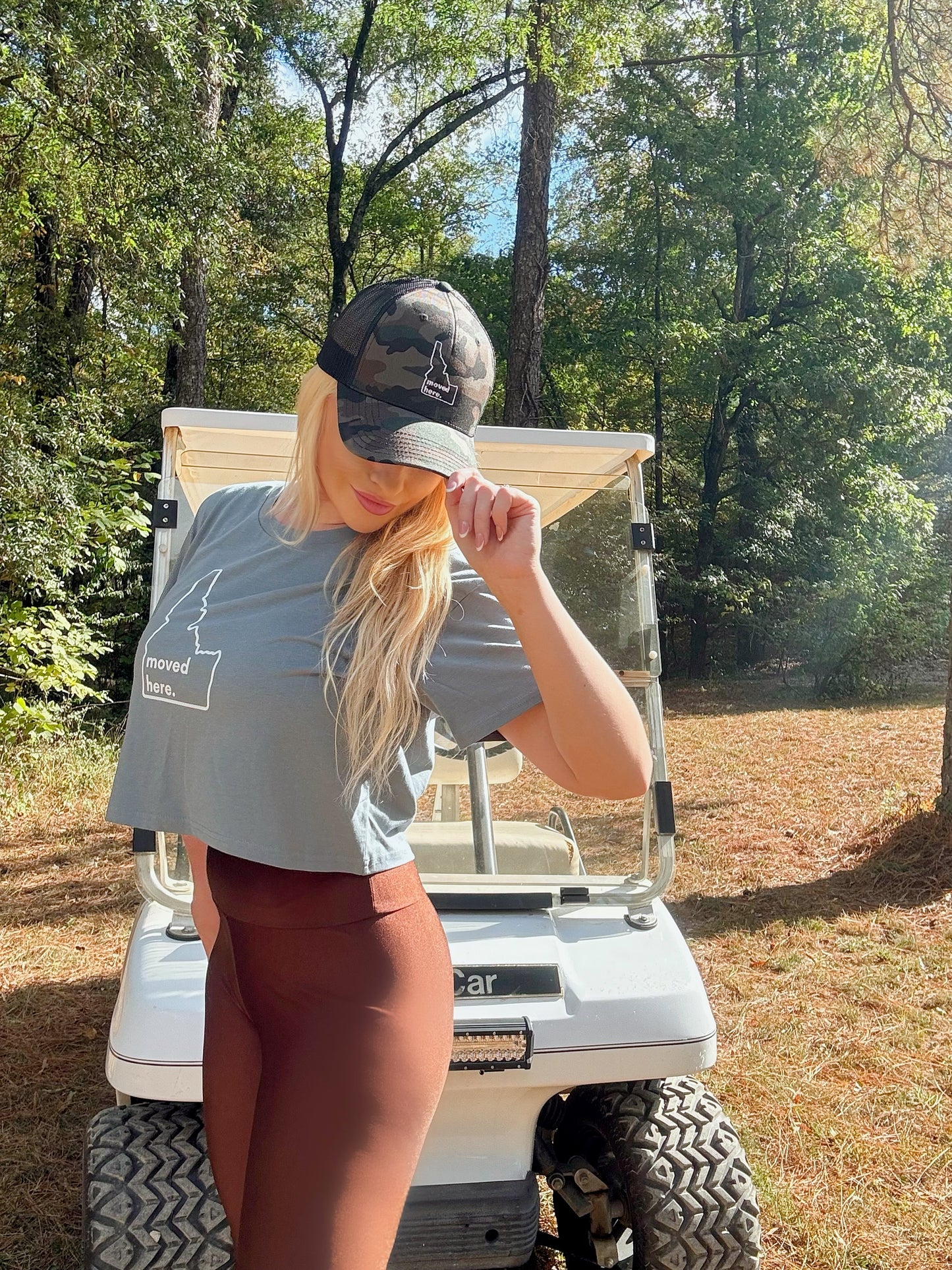 Women’s Idaho crop top