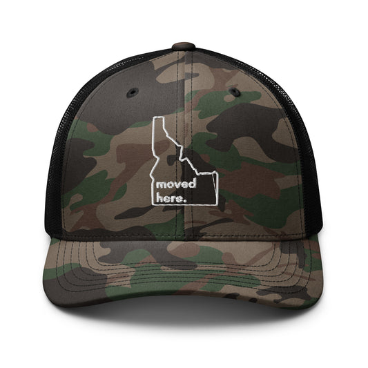 Premium Camouflage Idaho trucker hat